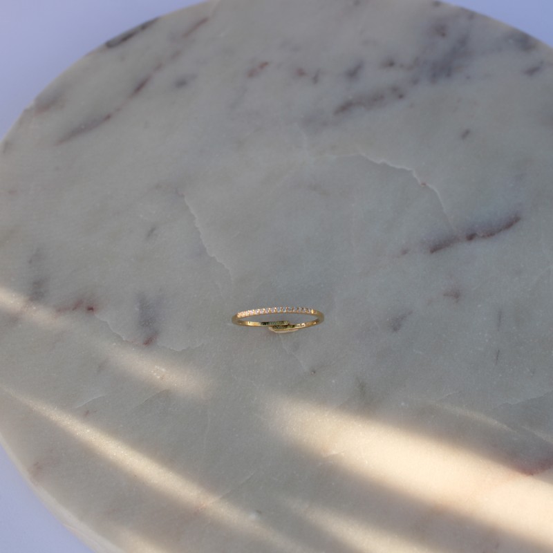 Bague Arianne oxyde blanc Bague Arianne oxyde blanc