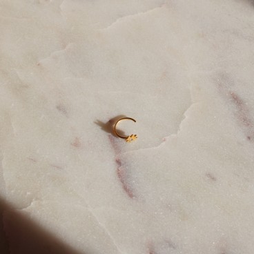 piercing nez anneau flower