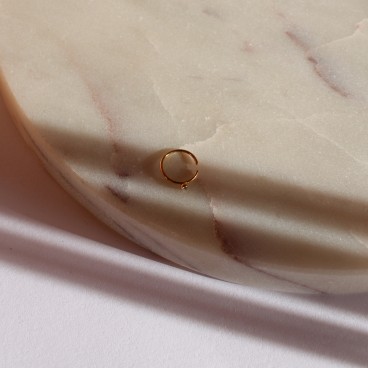 Piercing nez anneau strass rond