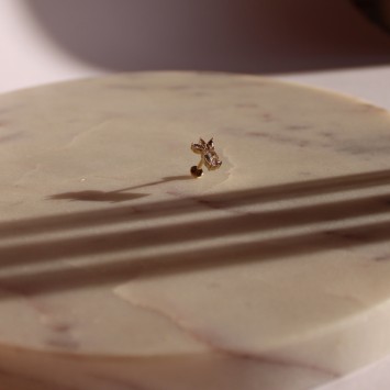 Piercing labret Prune