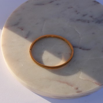 Bracelet jonc martelé