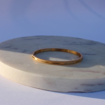 Bracelet jonc martelé