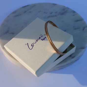 Bracelet jonc martelé