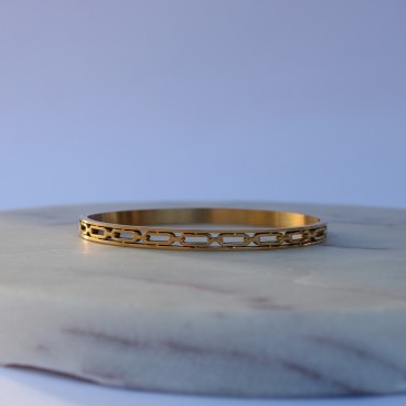 Bracelet jonc ajouré