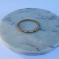 Bracelet jonc boule doré