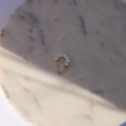 earcuff perle et chaîne