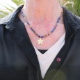 Collier Flower blue Collier Flower blue
