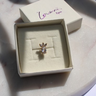 Piercing labret Prune