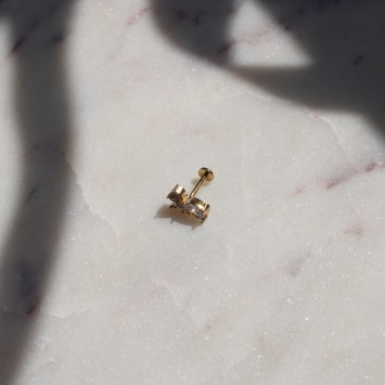 Piercing labret Prune