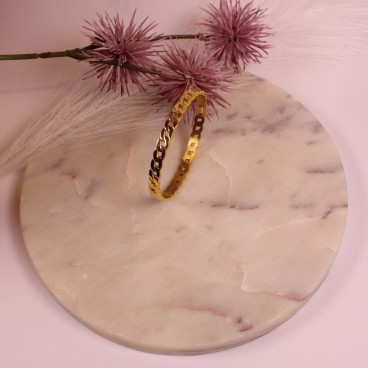 Bracelet rigide ovale à maillons