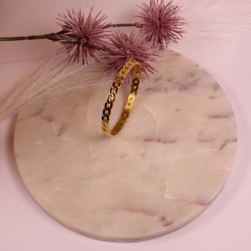 Bracelet rigide ovale à maillons