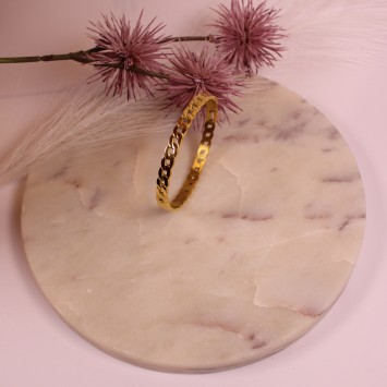 Bracelet rigide ovale à maillons