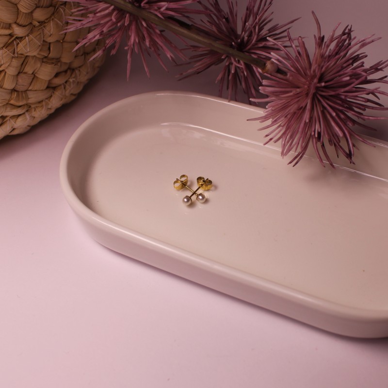 Boucles perle 3mm Boucles perle 3mm