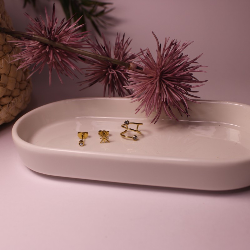 Boucles trio Strass Boucles trio Strass