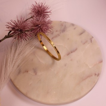 Bracelet jonc martelé