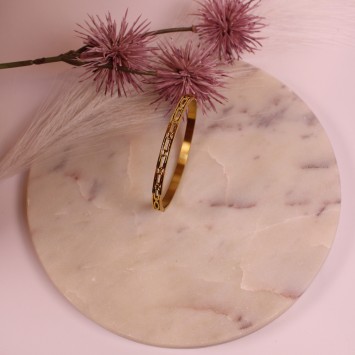 Bracelet jonc ajouré