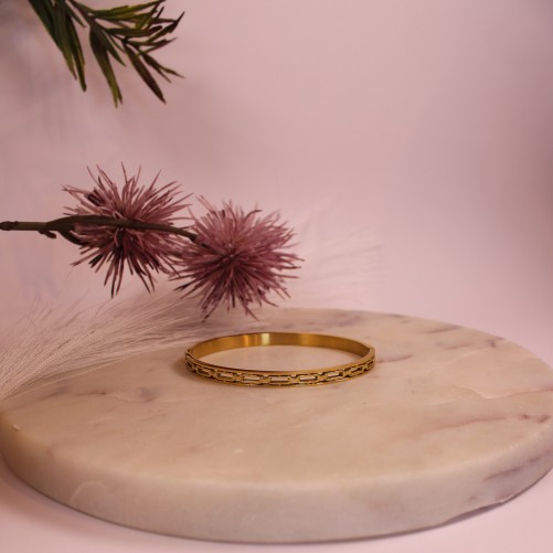 Bracelet jonc ajouré